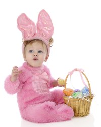 From infant to adult, everyone looks cute dressed as a rabbit.