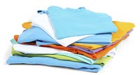 Use different-colored, bright T-shirts for an eye-catching quilt.