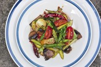 Saute asparagus alone or as part of a stir-fry dish.