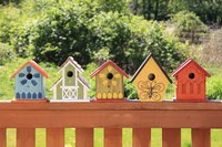 A birdhouse access hole should be the correct size.