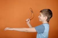 Paper boomerangs are safe to make as well as safe to throw in the house.