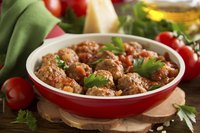 Lightly oil your hands before rolling meatballs, to keep mixture from sticking to your skin.