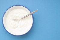 Bowl of yogurt