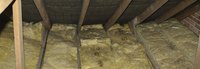 You should discard moldy attic insulation.