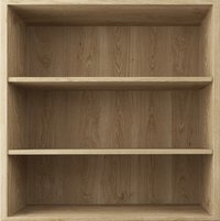 Danish oil gives wood bookcases a satin finish.