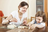 Craft a grassland home for clay animals.