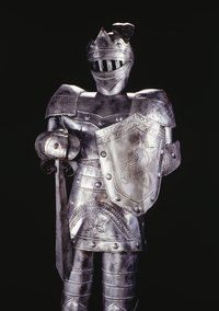 You can make a medieval armor costume using household materials.