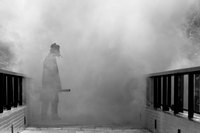 A fumigator spraying.
