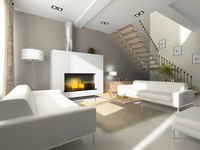 Layer greige wall color with white and metallic finishes for an updated look.