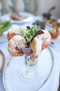 Keep cold shrimp dishes cold to avoid spoilage.