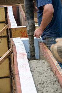 Insulation can be blown in during or after construction.