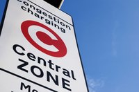 Vehicles visiting central London must pay a daily congestion charge.