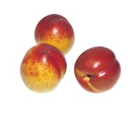 Nectarines ripen in the summer.