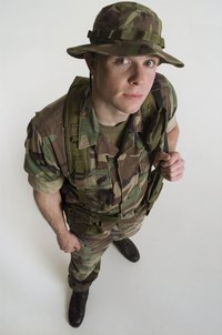 Use neutral colors as a base for camouflage clothing.