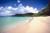 Use vibrant color schemes to create your beach painting.
