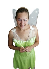 Create a Tinkerbell costume.