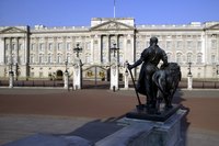 Only a small portion of Buckingham Palace is open to the public.
