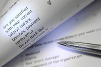 An employee questionnaire can provide valuable information in a wage and salary survey.