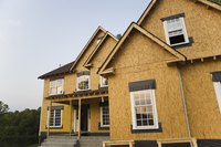 Partially completed house.