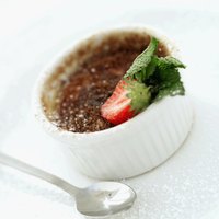 Creme brûlée with a crispy, sweet topping is a perfect dinner party dessert.