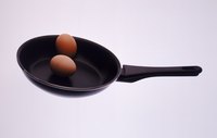Nonstick pans are prone to damage from sharp metal objects.
