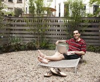 Louvered fences provide privacy without blocking out the sun.