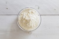 Small bowl of flour.