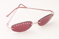 Rhinestones add style to glass surfaces.