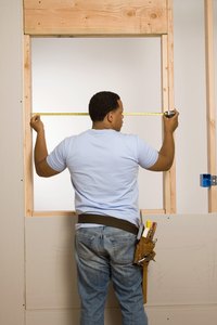 A window in a load-bearing wall needs an oversized lintel.