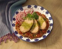 A pork loin roast can be sliced and served as is or with a variety of different sauces.