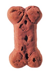 Dog biscuits don't have to be shaped like bones to taste delicious.