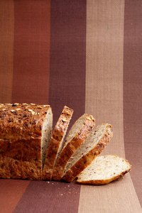 Irish oatmeal produces a chewy texture in baked goods.