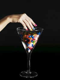 Think again before using a messy bowl technique to swirl together tie-dye nail colors.