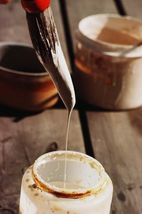 Glazes are often used in faux finishing.