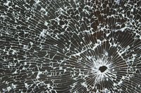 Sheet glass is replaced for all kinds of reasons, including bullet holes.