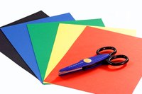 Use pinking shears to give the book cover a decorative edge.