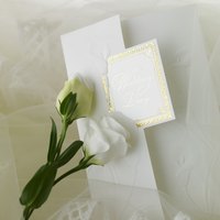 Formal invitations follow strict rules of etiquette.
