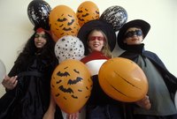 Give kids a plastic or face-paint mask along with this hat for a quick costume.
