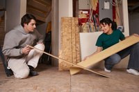 Subflooring is less durable than finished flooring.