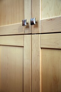 Shaker stiles and rails form a frame around a panel.