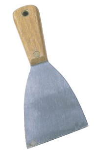 A putty knife is one of the tools you'll need to repair hairline cracks in plaster.