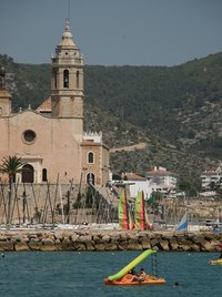 Sitges, Spain, is a short trip from Barcelona.