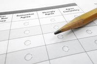 Customer feedback form and a pencil.