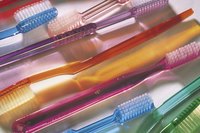 There are several ways to clean a toothbrush.