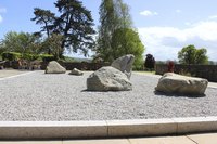 A Japanese Zen Garden.