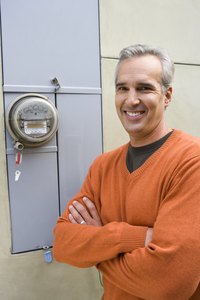 Your electric meter records the amount of electricity you use.