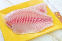Each tilapia yields two fillets with size depending on the size of the fish.
