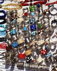 Silver plating enhances the look of fashion jewelry.