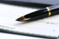 Routing and checking account numbers on a check.