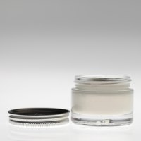Airtight glass jars are suitable for beauty product storage.